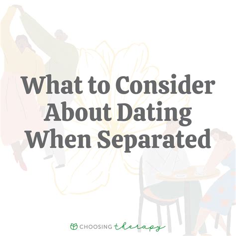 dating someone who is just separated